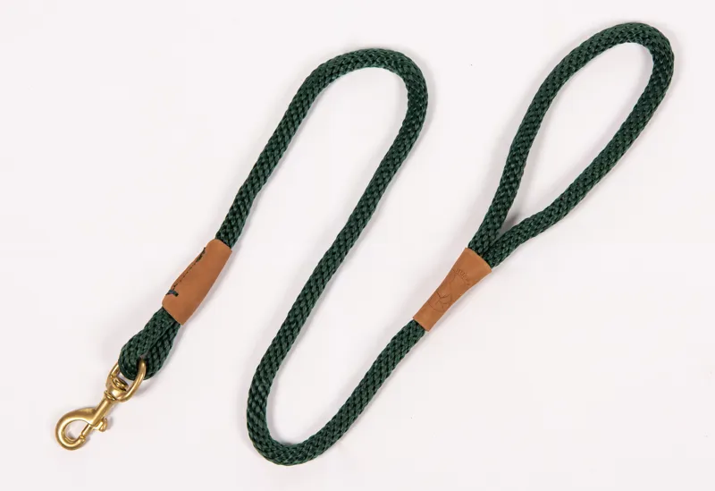 Ruff and Tumble Clip Lead - Bottle Green